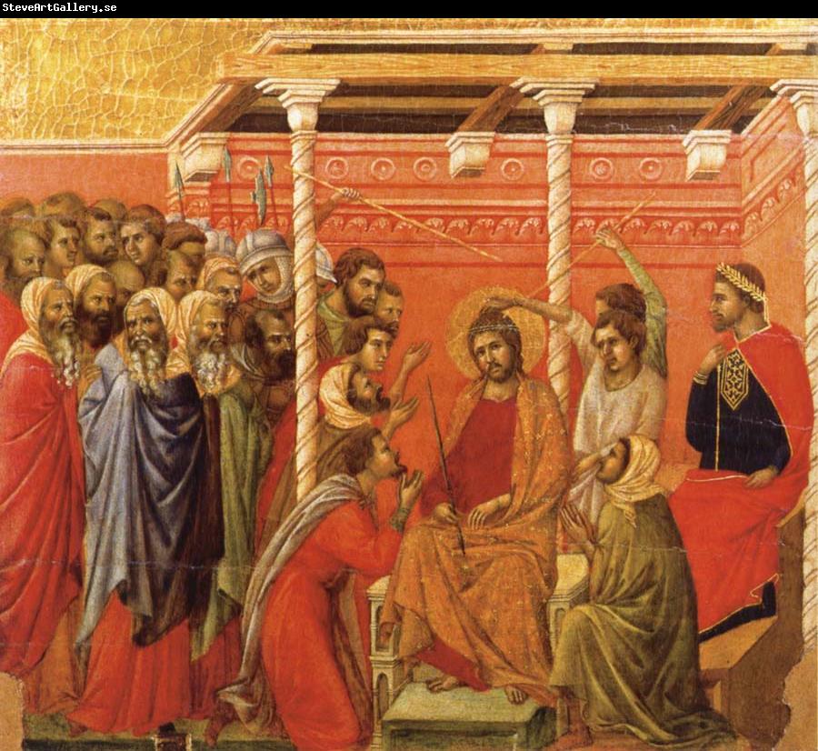 Duccio di Buoninsegna Christ Crowned with Thorns